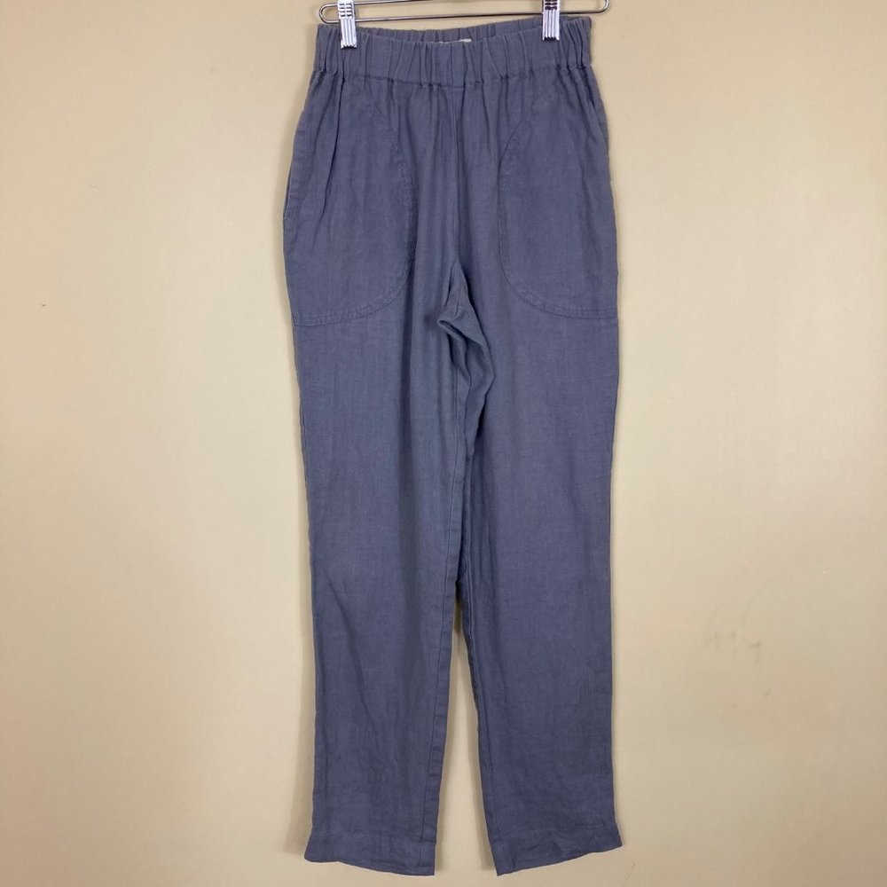 Not Perfect Linen Genova Pant in XS
